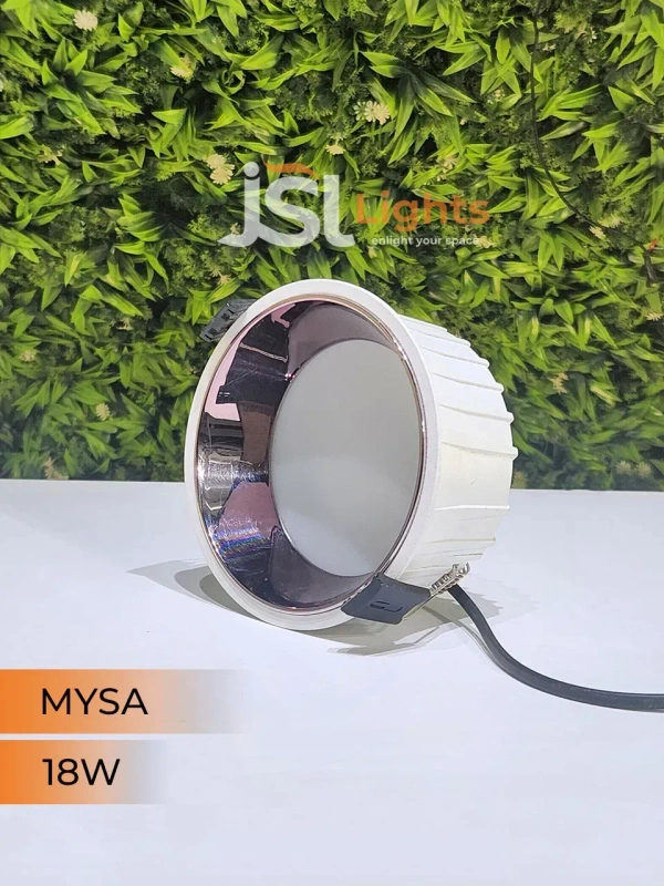 APRA Mysa 18W Round Diffused  Deep Recessed Downlight - 18W, 6000K