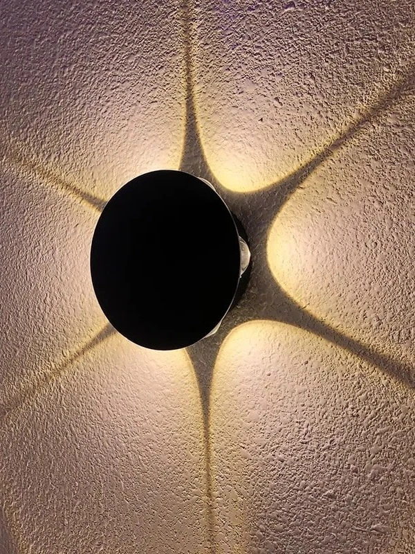 LX  319 6W 6Way UP Down Outdoor Wall Light - 6W, WW