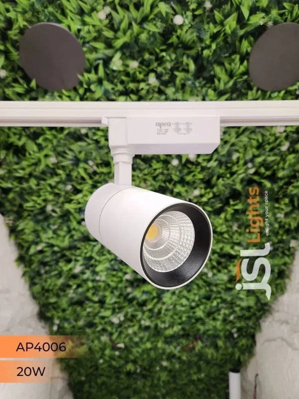 APRA 4006 20W Led Track Spot Light Non Magnetic - 20W, 3000K, White