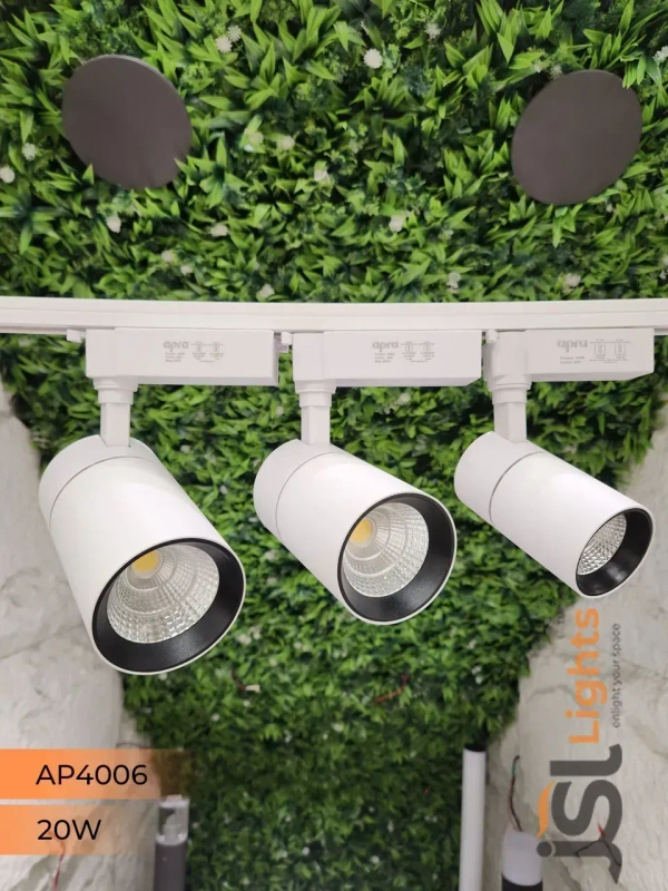 APRA 4006 20W Led Track Spot Light Non Magnetic - 20W, 4000K, White