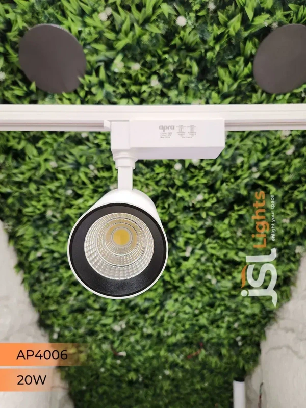 APRA 4006 20W Led Track Spot Light Non Magnetic - 20W, 3000K, White