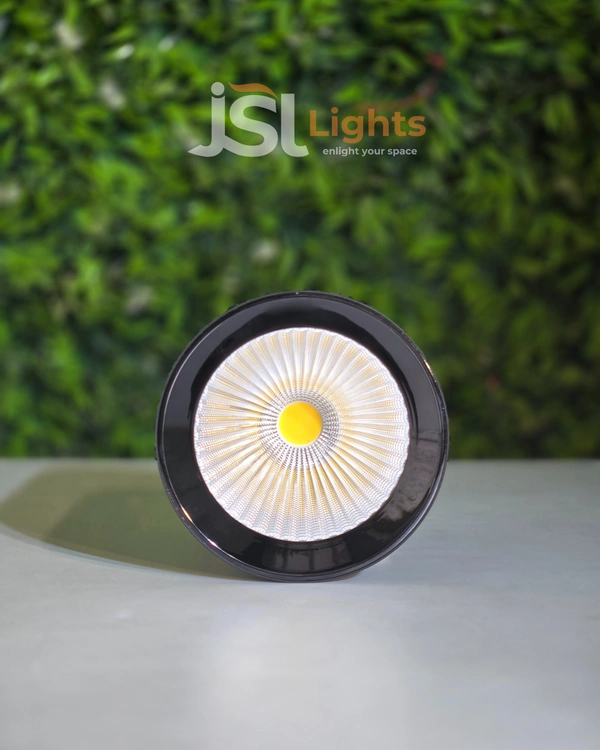 LX Lx 893 50W Round Surface Cylindrical Light - 50W, 3000K, Black PB
