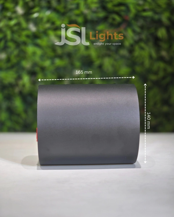 LX Lx 893 50W Round Surface Cylindrical Light - 50W, 3000K, Black PB