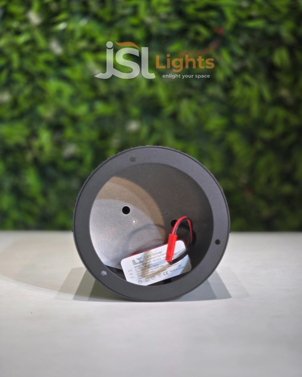 LX Lx 893 50W Round Surface Cylindrical Light - 50W, 3000K, Black PB