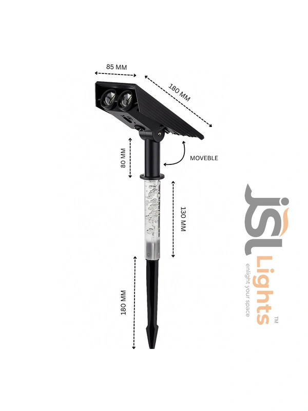 JSL5106 - 4W LED Spike Garden Spot Light RGB - RGB, 1 pcs