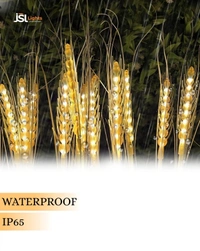 JSL LED Wheat Garden Light (10 Pcs Set) – IP65 Waterproof Artificial Grass with Warm White 3000K LEDs for Outdoor Decoration -