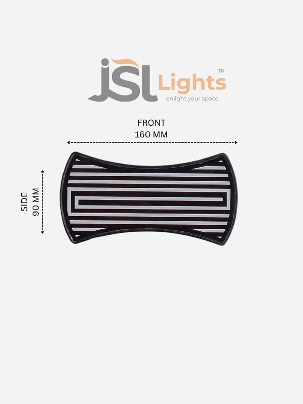 APRA 2034B 12W Harrier Wall Light – Indoor & Outdoor Decorative IP65 LED Wall Washer for Modern Lighting - 1 pcs