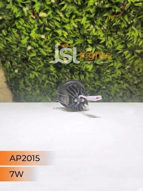 APRA AP 2015 7W Black Deep Recessed COB Downlight - 7W, 4000K, Black