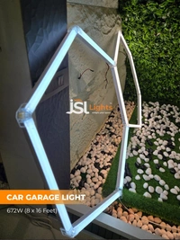 APRA Premium Honeycomb LED Light | Salon, Gym, Studio & Car Garage Lighting by JSL Lights | 2 Year Warranty | 14 Big Hexagon Hanging Lights. - 3000K