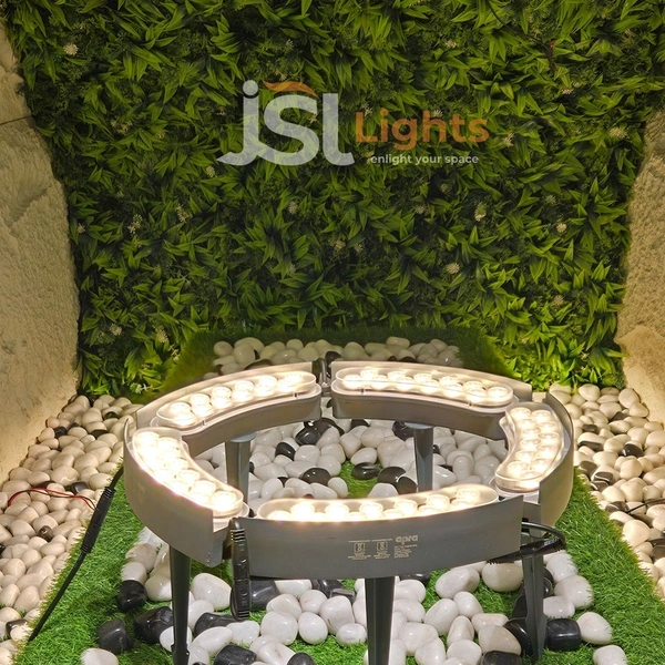 Apra YCD 028 Tree Hugging Garden Light – Decorative Outdoor LED for Trees | 12W x 5P = 60W | Warm White & RGB Colour Changing | IP66 Waterproof | 1-Year Replacement Warranty - Warm White