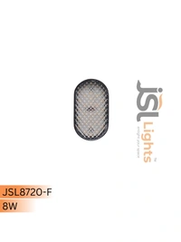 JSL 8720-F 8W Wall Light – Indoor & Outdoor Decorative IP65 LED Wall Washer for Modern Lighting - 1 pcs