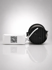 APRA AP821 12W Smart Bluetooth App Control COB Downlight - 3CCT Black Body Deep Recessed Anti-Glare Ceiling Spotlight -