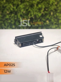 APRA AP 025 12W Black Linear Recessed COB Spotlight - 12W, 4000K