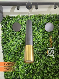 LX 382 Black GD12W Hanging Light - 12W, 3000K