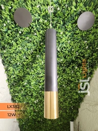 LX 382 Black GD12W Hanging Light - 12W, 3000K