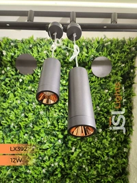 LX 392 Black RG 12W Hanging Light - 12W, 3000K, Black RG