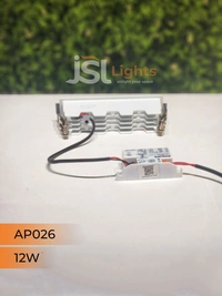 APRA AP 026 12W White Rose Gold Linear Recessed COB Light - 12W, 3000K