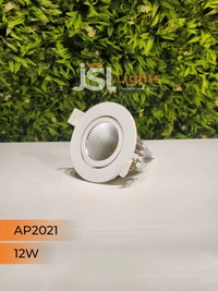APRA AP2021 12W White Recessed COB Spotlight - 12W, 3000K