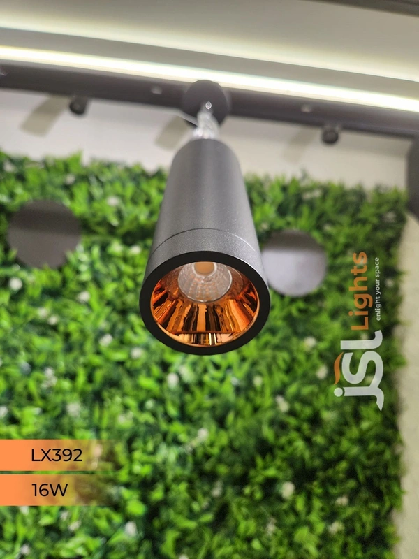 LX 392 Black RG 16W Hanging Light - 16W, 3000K, Black RG