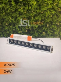 APRA AP 025 24W White Linear Recessed COB Spotlight - 24W, 4000K