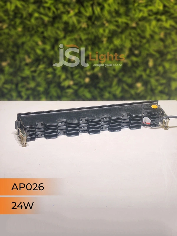 APRA AP 026 24W Black Rose Gold Linear Recessed COB Light - 24W, 4000K