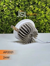 APRA AP2021 24W White Recessed COB Spotlight - 24W, 6000K
