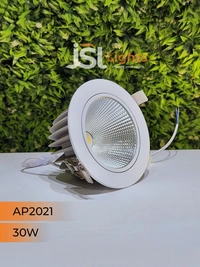 APRA AP2021 30W White Recessed COB Spotlight - 30W, 3000K