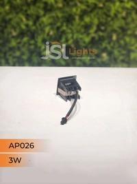 APRA AP 026 3W Black Rose Gold Linear Recessed COB Light - 3W, 4000K