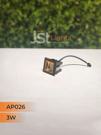 APRA AP 026 3W Black Rose Gold Linear Recessed COB Light - 3W, 6000K