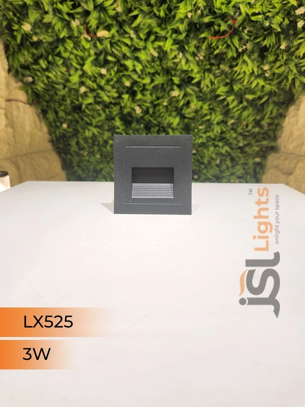 LX525 3W Led Foot Light Black - 3W, Black