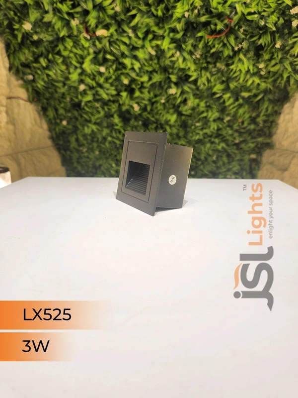 LX525 3W Led Foot Light Black - 3W, Black