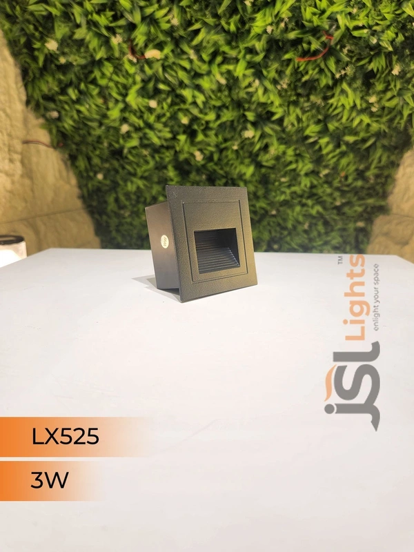 LX525 3W Led Foot Light Black - 3W, Black