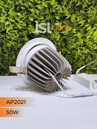 APRA AP2021 50W White Recessed COB Spotlight - 50W, 6000K
