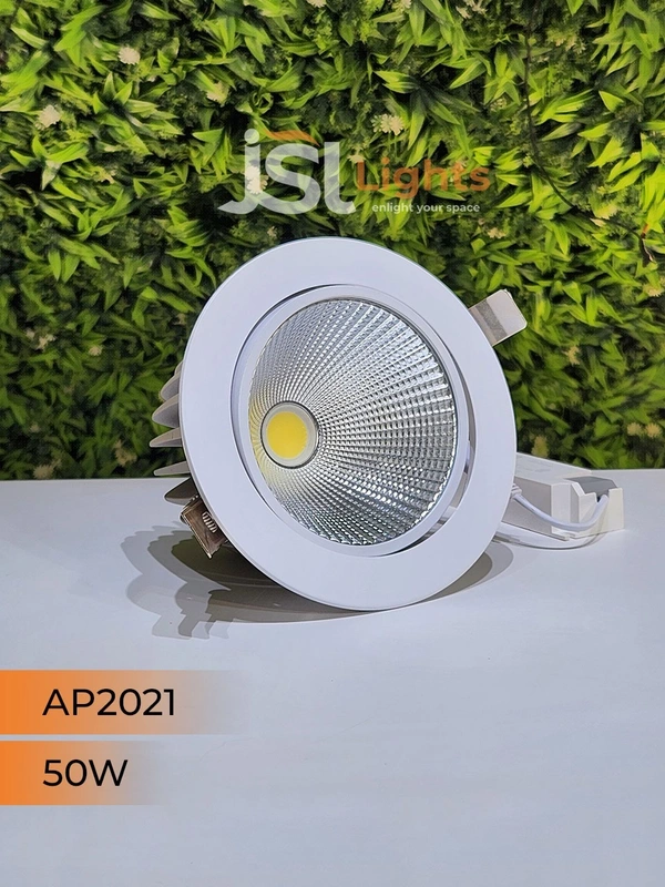 APRA AP2021 50W White Recessed COB Spotlight - 50W, 3000K