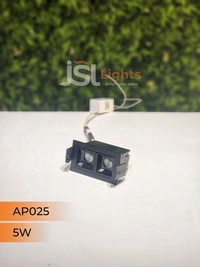 APRA AP 025 5W Black Linear Recessed COB Spotlight - 5W, 3000K