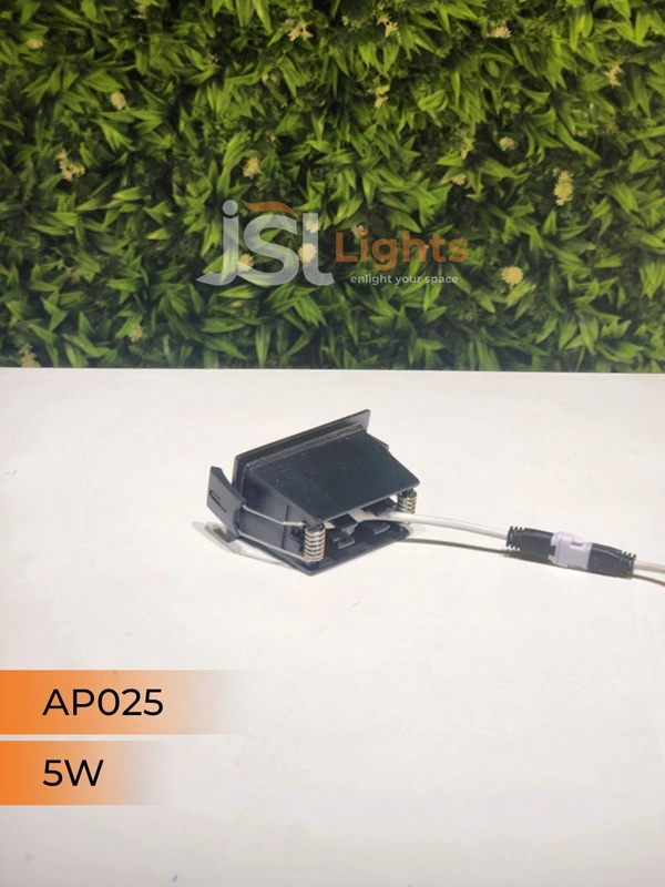 APRA AP 025 5W Black Linear Recessed COB Spotlight - 5W, 3000K