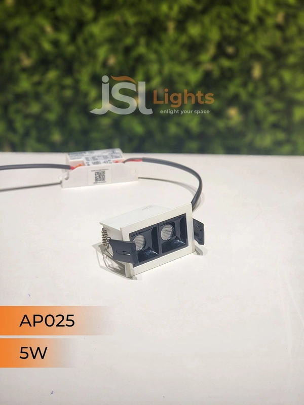 APRA AP 025 5W White Linear Recessed COB Spotlight - 5W, 6000K