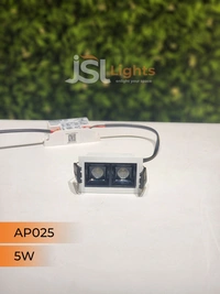 APRA AP 025 5W White Linear Recessed COB Spotlight - 5W, 6000K