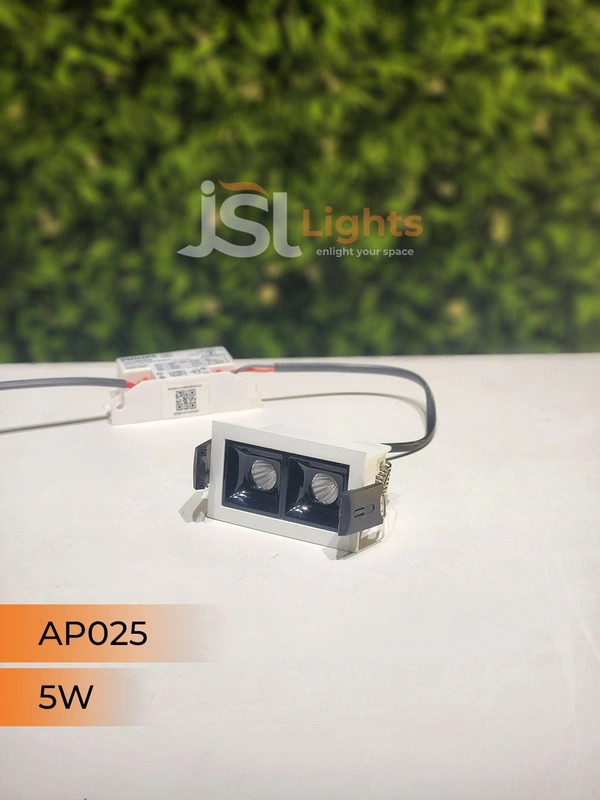 APRA AP 025 5W White Linear Recessed COB Spotlight - 5W, 4000K