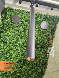 LX0205 Black RG 6W Surface Hanging Light - 3000K