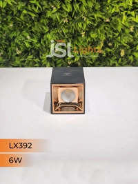 LX392 6W Square Black RG Surface Cylinder Light - 6W, 4000K, SQ