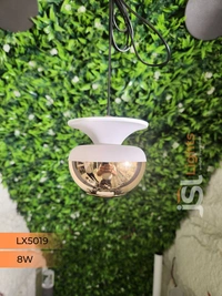 LX 5019 French Gold 8W Hanging Light - French Gold