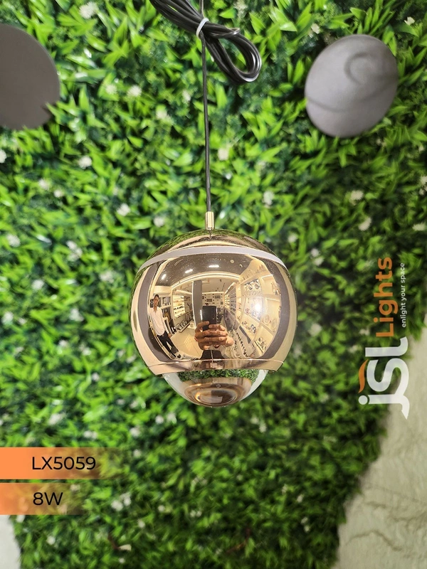 LX 5059 French Gold 8W Hanging Light - French Gold