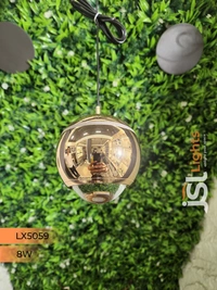 LX 5059 French Gold 8W Hanging Light - French Gold