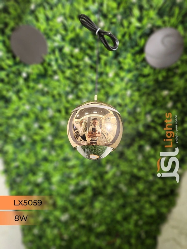 LX 5059 French Gold 8W Hanging Light - French Gold