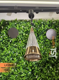 LX 5060 French Gold 8w Hanging Light - French Gold, 3000k