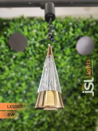 LX 5060 French Gold 8w Hanging Light - French Gold, 3000k