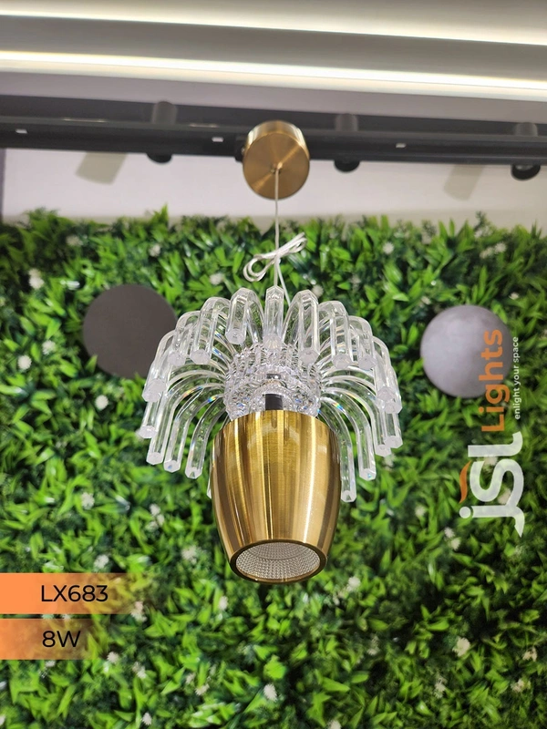 LX 683 GD 5+3W Surface Hanging Light - GD, 3000K