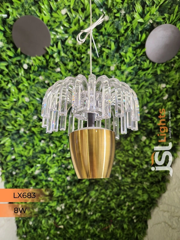 LX 683 GD 5+3W Surface Hanging Light - GD, 3000K