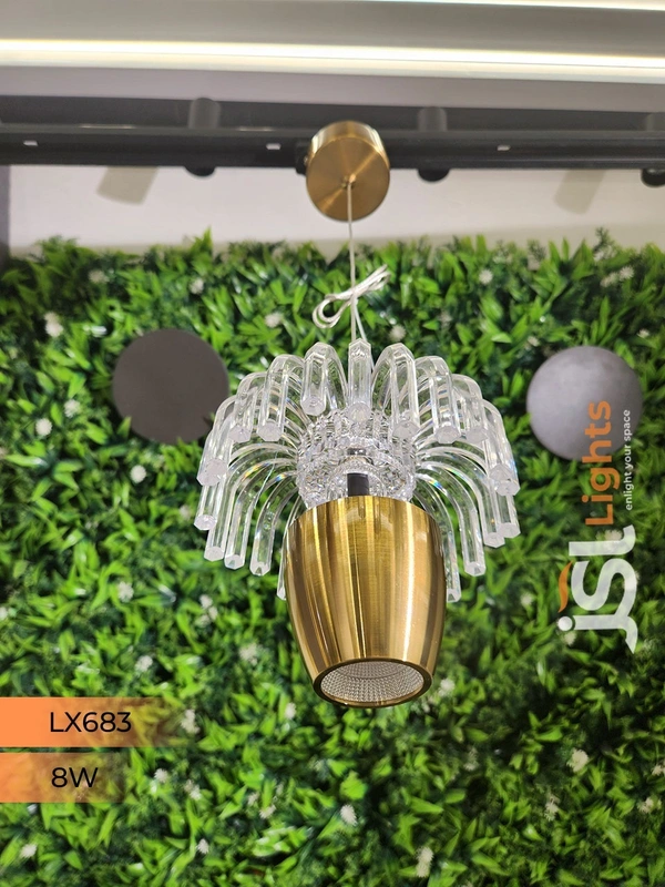 LX 683 GD 5+3W Surface Hanging Light - GD, 3000K